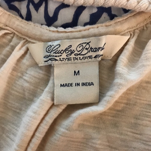 Lucky Brand racer back tank sz M - Picture 3 of 5